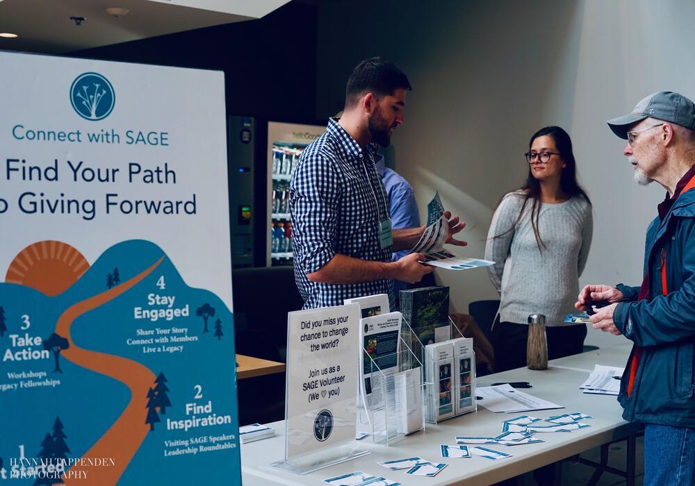 We are SAGE staff at a 2019 event